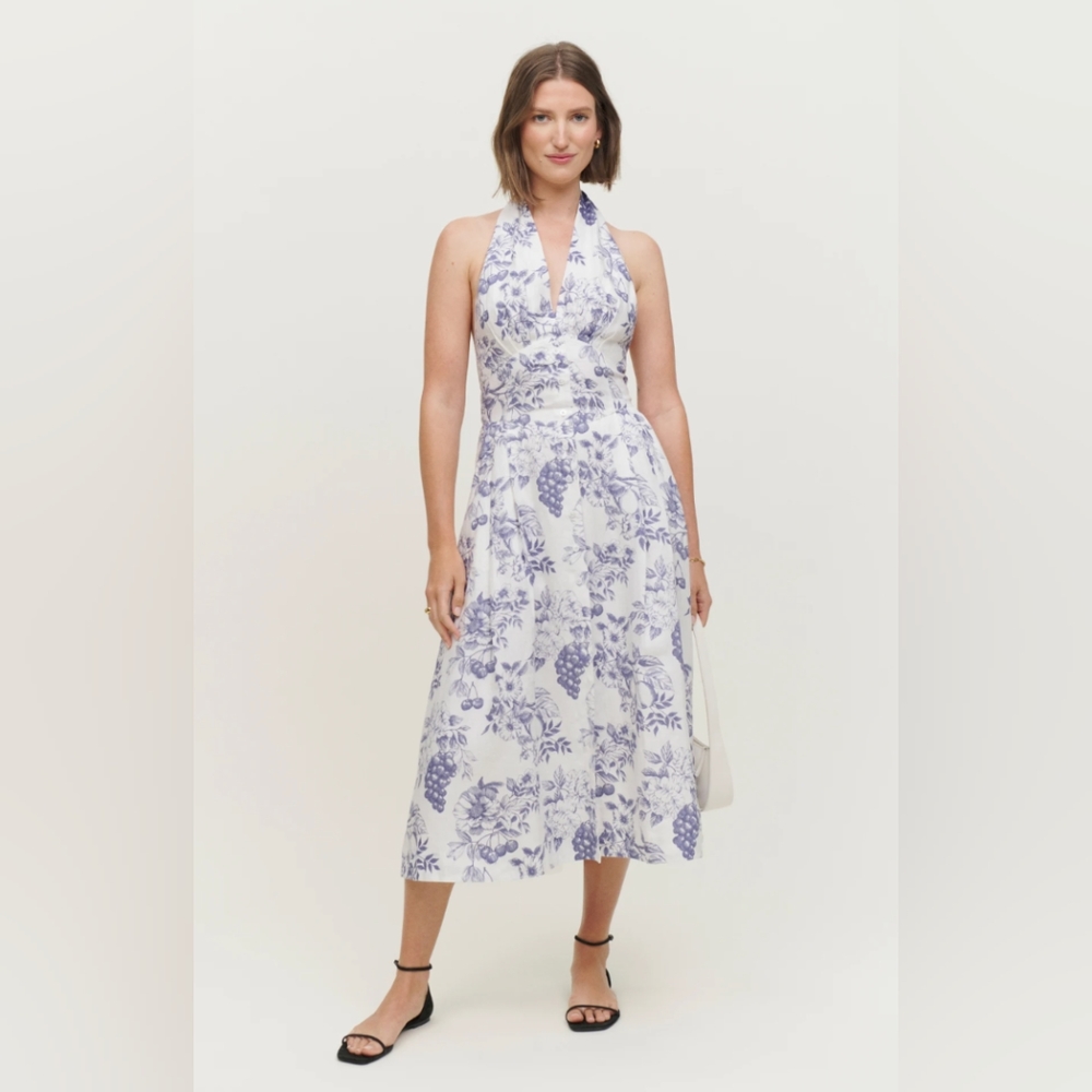 Reformation Romance Linen Dress